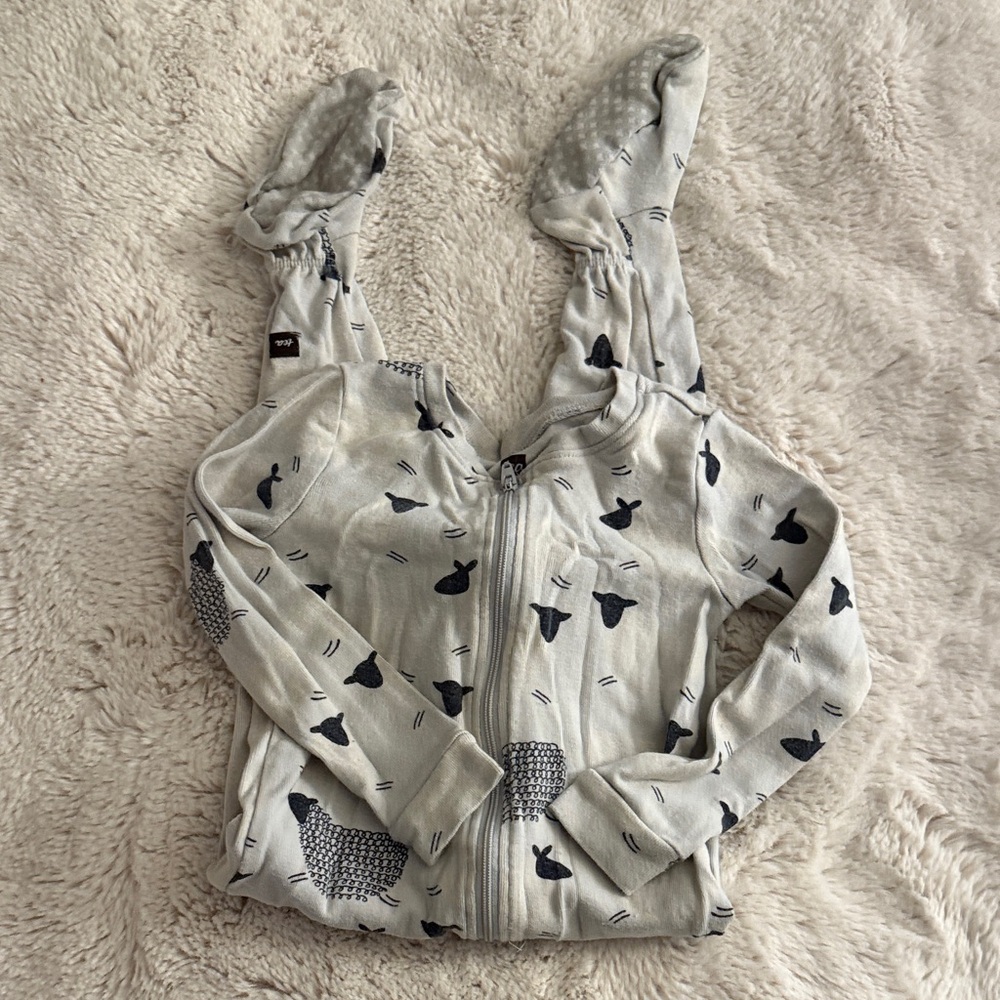 tea collection sheep footie pajamas
